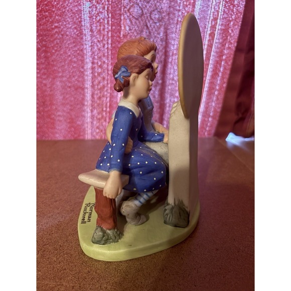 NORMAN ROCKWELL "Young Love" 1980 Figurine Vintage Collectible - Picture 4 of 6
